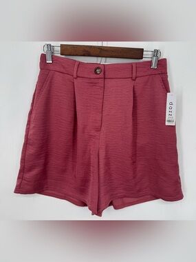Dazz High-Rise Mauve Pull On Shorts Medium Coastal Feminine Resort Wear NWT